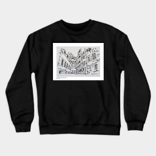 The walled City of Quebec, Canada Crewneck Sweatshirt